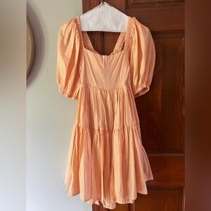 Brianna Tie Back Mini Dress. Petal & pup